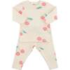 Cherries Two Piece Set, Milk - Mixed Apparel Set - 1 - thumbnail