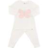 Butterfly Pink/Pink Silver Tulle Two Piece Set, Cream - Mixed Apparel Set - 1 - thumbnail