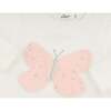 Butterfly Pink/Pink Silver Tulle Two Piece Set, Cream - Mixed Apparel Set - 2