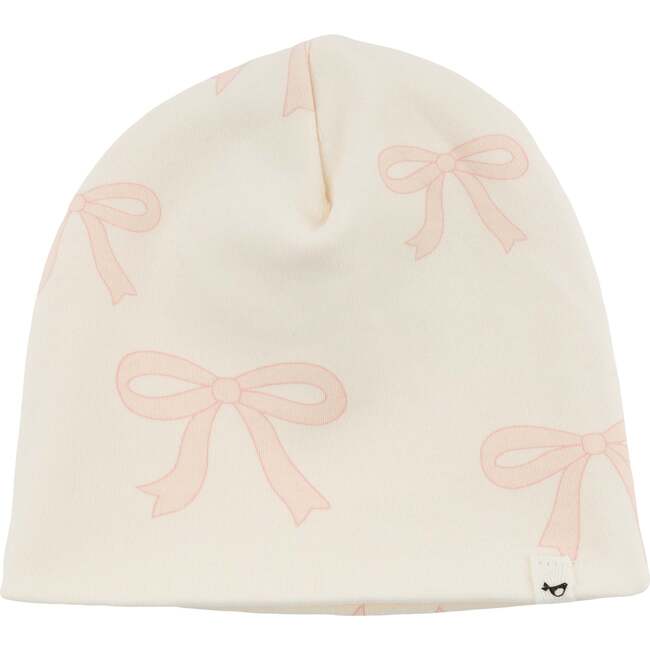 Bows Pink Hat, Milk - Hats - 1