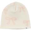 Bows Pink Hat, Milk - Hats - 1 - thumbnail