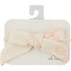 Big Bows Pink Tie Bow on Nylon Headband, Milk - Hair Accessories - 1 - thumbnail