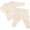 Big Bows Pink Two Piece Set, Milk - Mixed Apparel Set - 2