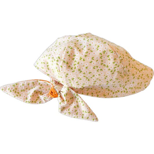 Sun Bonnet, Daisy on Peach - Hats - 2