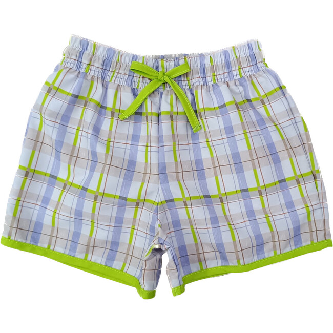 Talmadge Trunk, Plaid - Shorts - 1