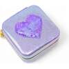 Girl's Sparking Sequin Heart Jewelry Box, Purple - Other Accessories - 1 - thumbnail