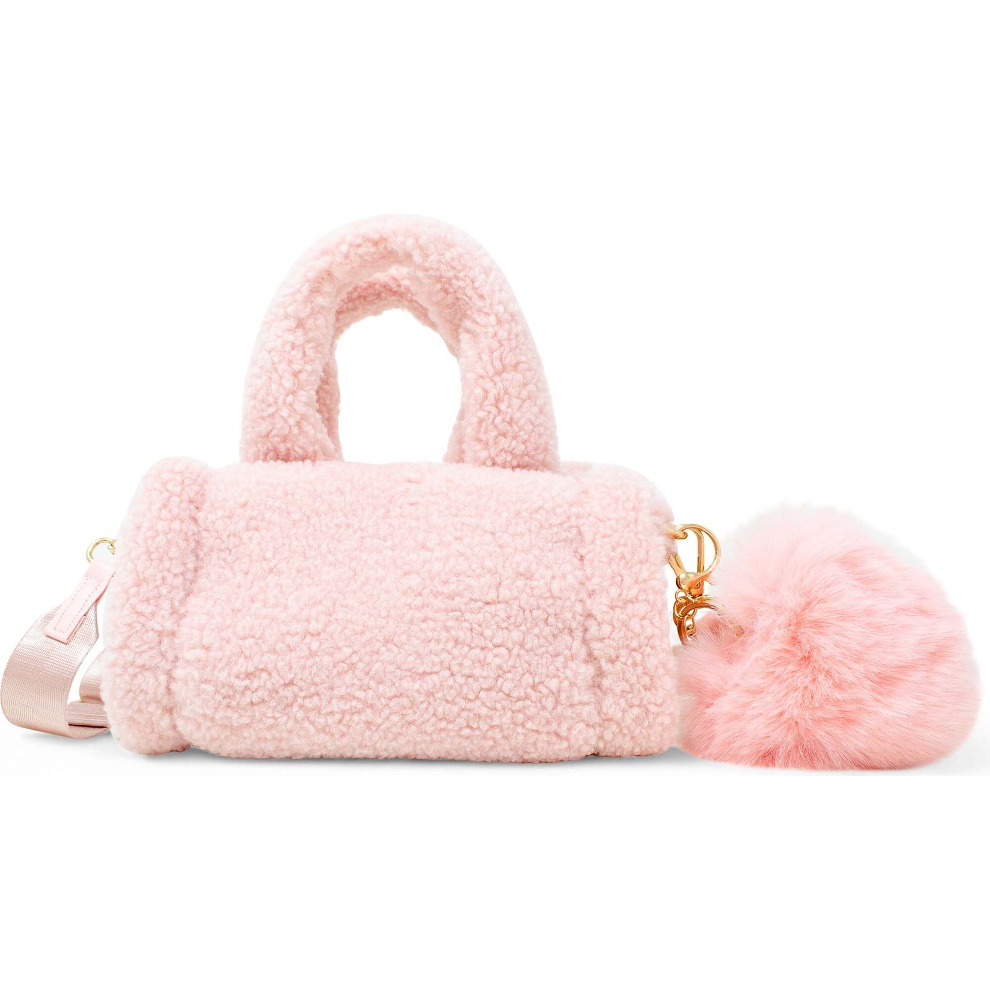 Girl's Cozy Cloud Mini Duffle Bag, Pink - Bags - 1