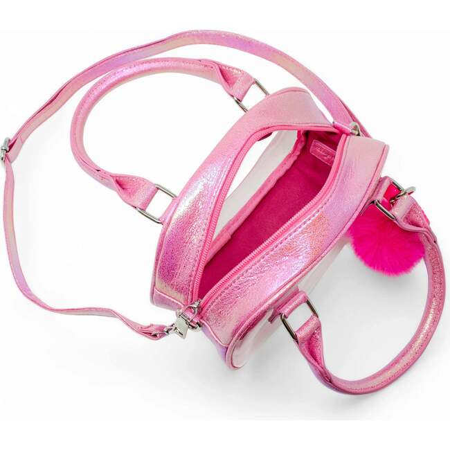 Girl's Game Day Glam Clear Crossbody Handbag, Hot Pink - Bags - 5