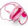 Girl's Game Day Glam Clear Crossbody Handbag, Hot Pink - Bags - 5