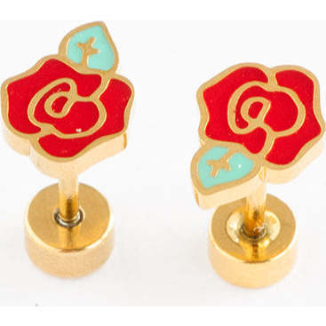 Rose Stud Earrings