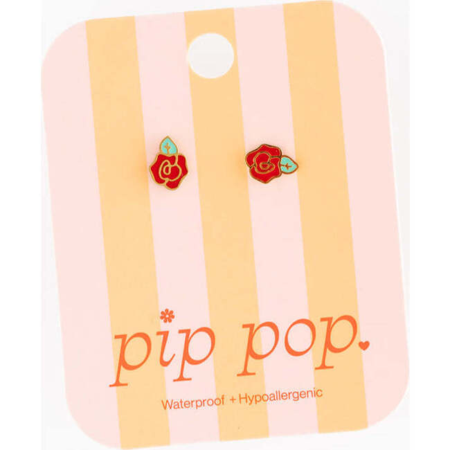 Rose Stud Earrings - Earrings - 3