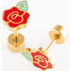 Rose Stud Earrings - Earrings - 4