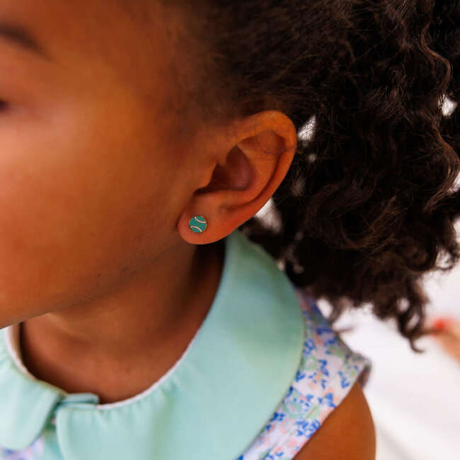 Tennis Ball Stud Earrings - Earrings - 2
