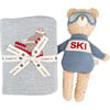 Ski Blanket Bear Plush Toy Gift Set - Blankets - 1 - thumbnail