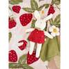 Strawberry Blanket Flower Lovey Bunny Plush Toy Cotton Gift Set - Dolls - 2