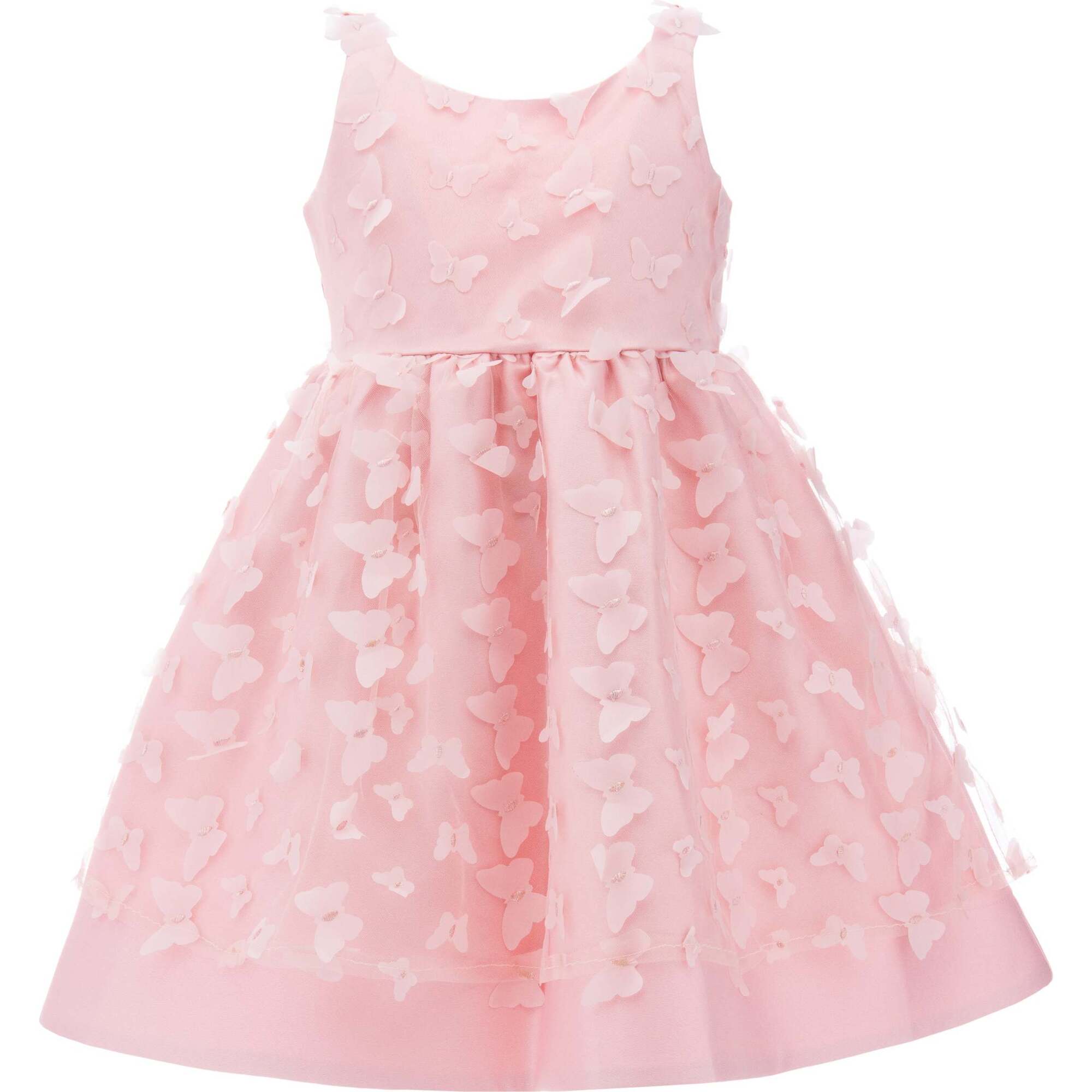 Mariposa Tulle Dress, Blush - Dresses - 1