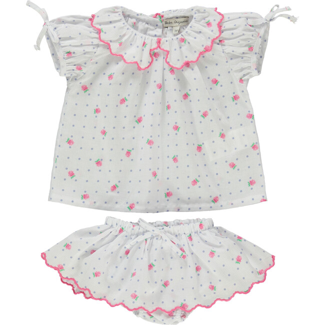 Lyla Baby Set, Raspberry Field - Two Pieces - 1
