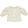 Lisa Blouse, Tulip Jacquard - Blouses - 1 - thumbnail