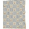 Rocking Horse Blanket, Blue Horse Patchwork - Blankets - 1 - thumbnail