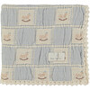 Rocking Horse Blanket, Blue Horse Patchwork - Blankets - 2