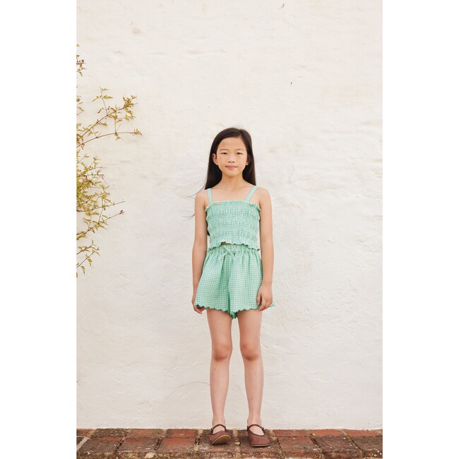 Amber Shorts, Mediterranean Check - Shorts - 2