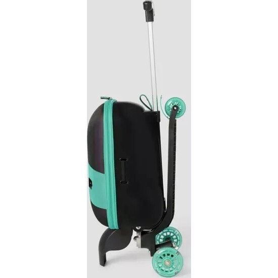 Roll Rider Scooter Suitcase, Green - Luggage - 2