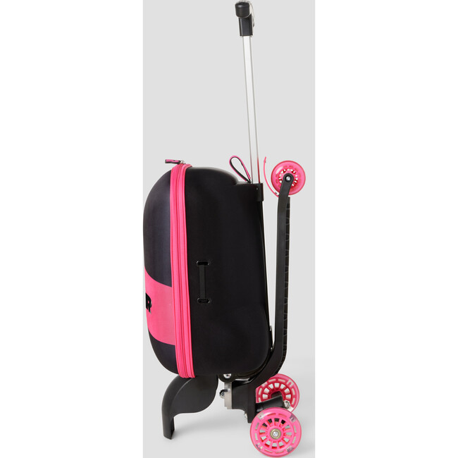 Roll Rider Scooter Suitcase, Pink - Luggage - 2