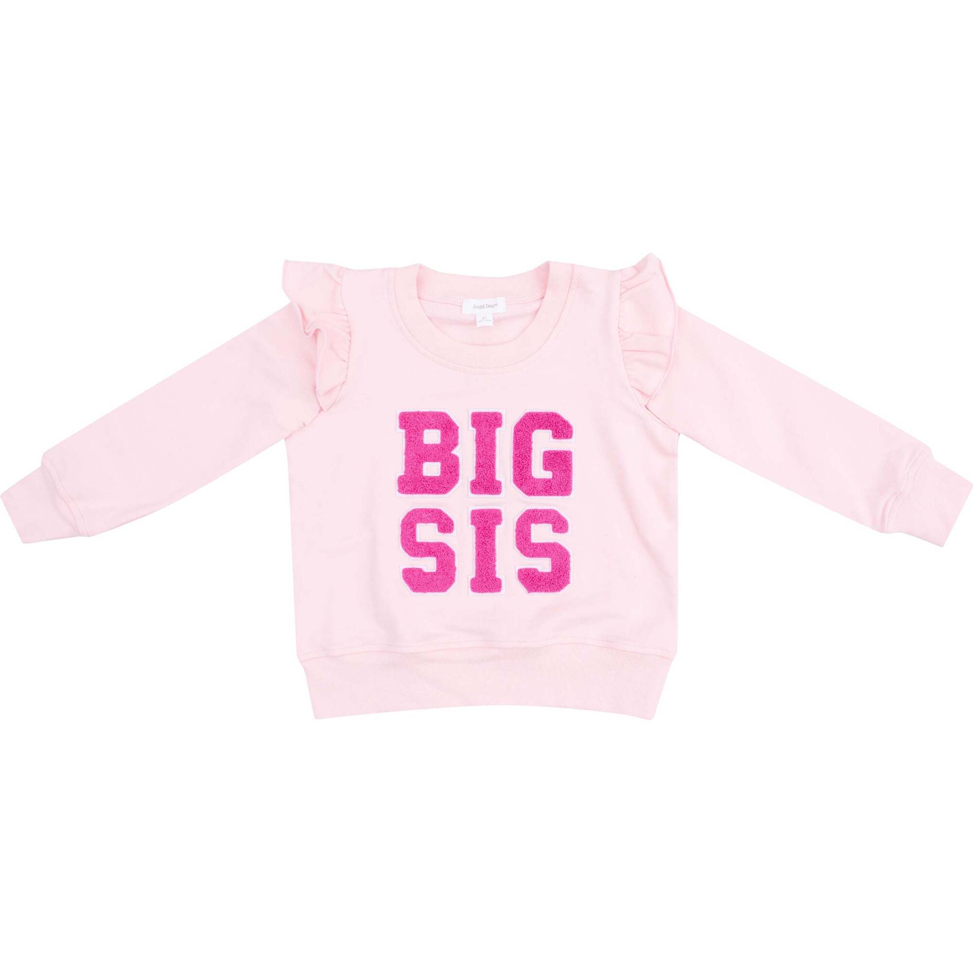 Ruffle Sweatshirt, Sibling Big Sis - Sweatshirts - 1