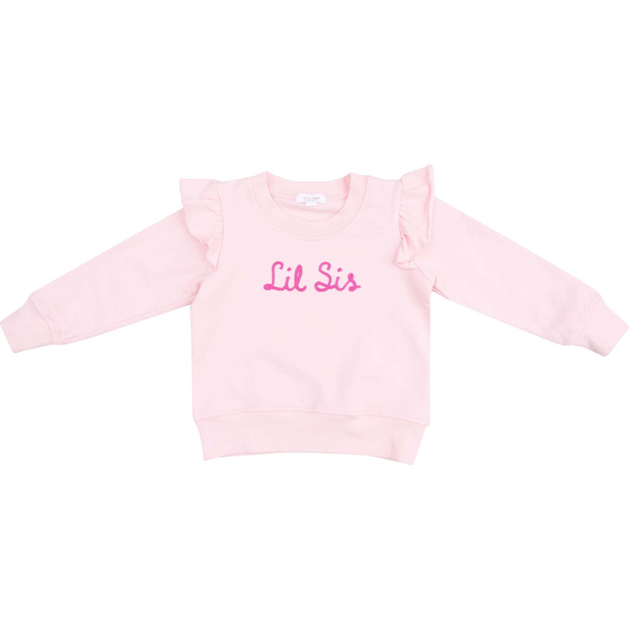 Ruffle Sweatshirt, Sibling Lil Sis - Sweatshirts - 1