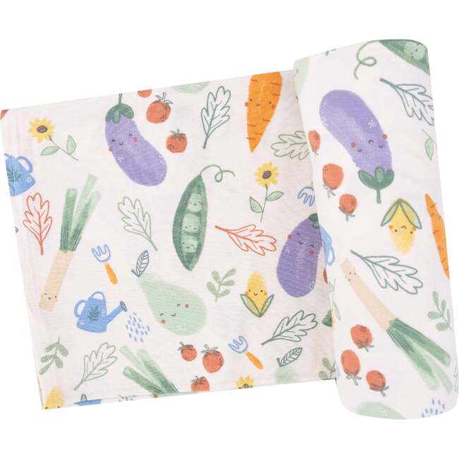 Swaddle Blanket, Veggie Patch