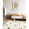 Round Lemons Rug, Cream and Yellow - Rugs - 2