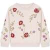 Sweatshirt Rosalia Flower Embroidery - Sweatshirts - 1 - thumbnail