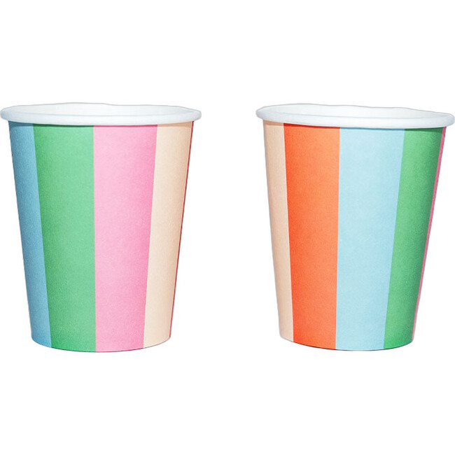 Striped Paper Cups (x 12) - Striped Collection