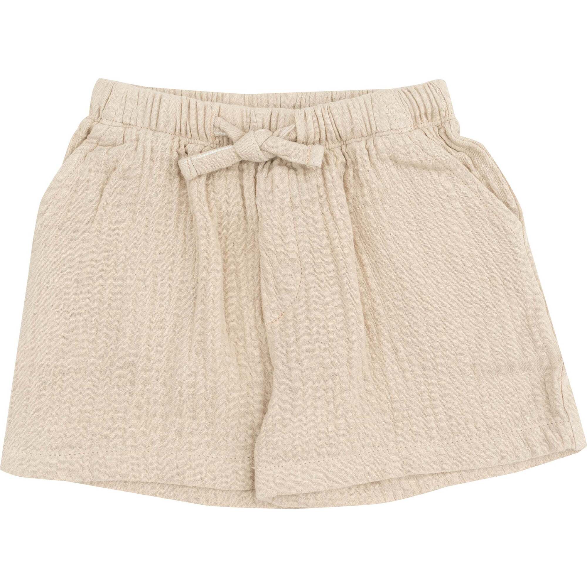 Short, Solid Muslin Oxford Tan - Shorts - 1
