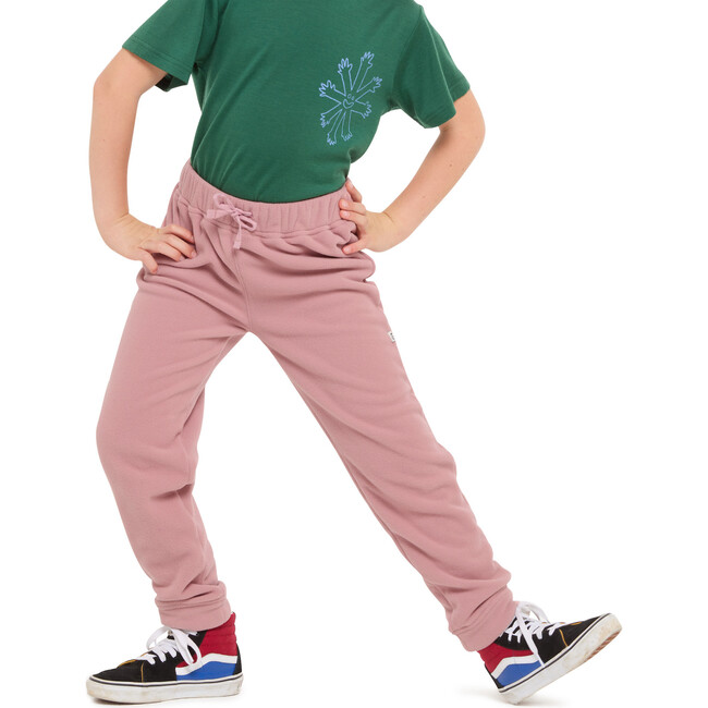 Step Bio-Fleece Pants "Galaxy", Dark Rose / Sunset Rose - Pants - 5