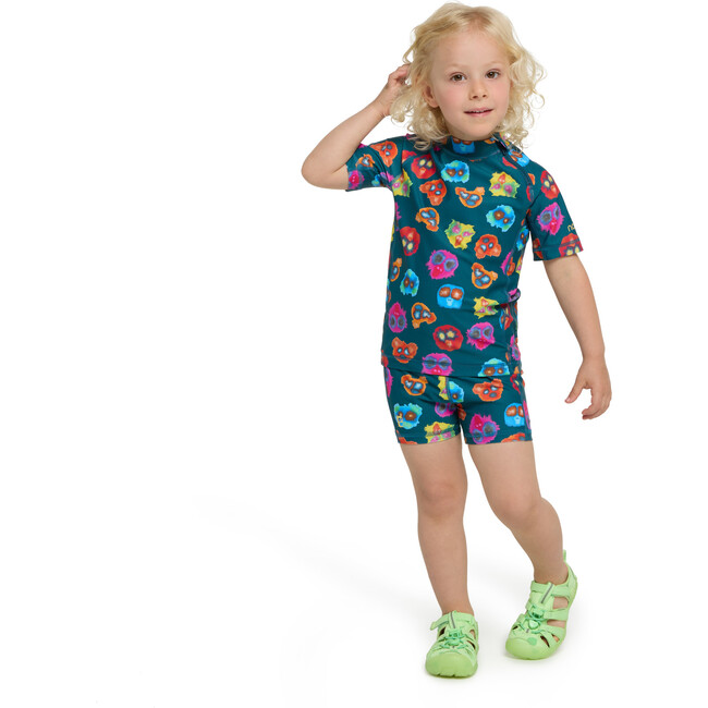 Fin Rashguard "Petsies", Deep Petrol - T-Shirts - 2