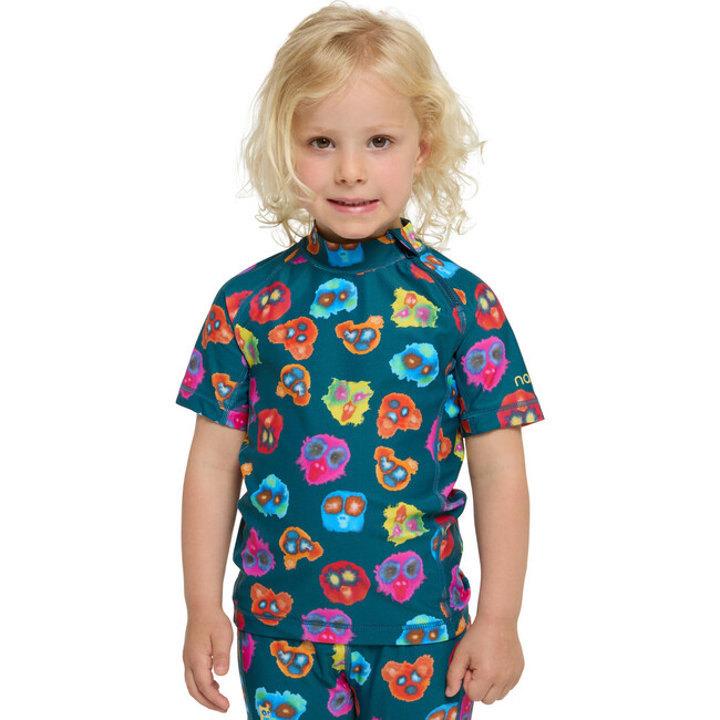 Fin Rashguard "Petsies", Deep Petrol - T-Shirts - 3