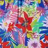Kids Tropical Printed Rib Knit Dress w/ Back Cutout, Tropical - Dresses - 5