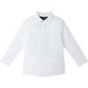 Kids White Buttondown Bowtie and Suspenders Set, White - Mixed Apparel Set - 6