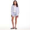 Kids Striped Woven Buttondown & Short Set, Seaside Breeze - Mixed Apparel Set - 3