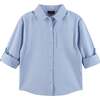 Kids Striped Woven Buttondown & Short Set, Seaside Breeze - Mixed Apparel Set - 6