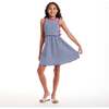 Kids Rib Knit Dress w/ Side Cutout Details, Multi Striped - Dresses - 2