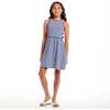 Kids Rib Knit Dress w/ Side Cutout Details, Multi Striped - Dresses - 3
