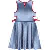 Kids Rib Knit Dress w/ Side Cutout Details, Multi Striped - Dresses - 4