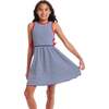 Kids Rib Knit Dress w/ Side Cutout Details, Multi Striped - Dresses - 5
