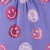 Kids Purple & Pink Jersey Dress, Smiley Print - Dresses - 3