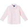 Kids Pink Striped Oxford Buttondown Set, Pink - Mixed Apparel Set - 4