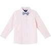 Kids Pink Striped Oxford Buttondown Set, Pink - Mixed Apparel Set - 6