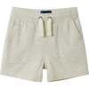 Kids Boys Shorts, Stone Linen - Shorts - 1 - thumbnail