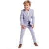 Kids Chambray w/White Stripes Suit Set, Chambray - Suits & Separates - 3